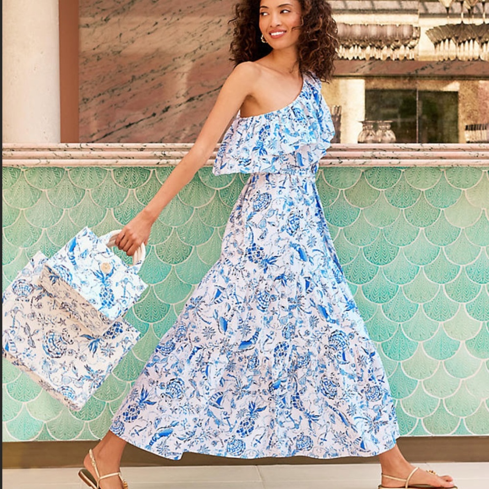 Mayella Midi Dress - Barefoot Beachcombers Small